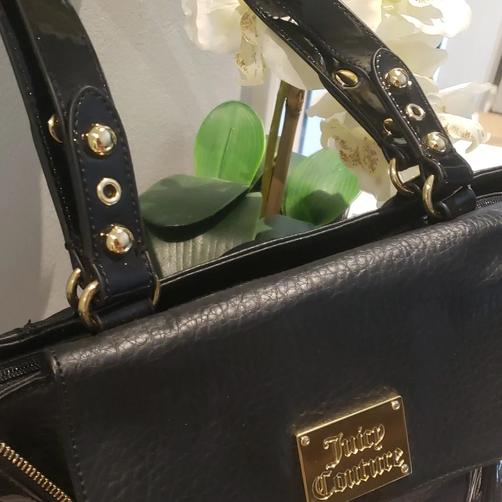 ❣️💫MARK DOWN💫❣️🖤 Black Juicy Couture Bag - Picture 5 of 12